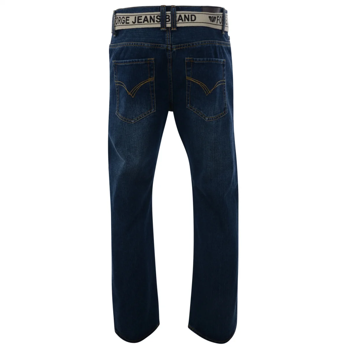 Regular Fit Belted Jeans - Image 4
