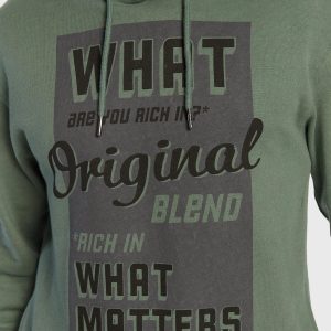 What Are You Rich In' Overhead Hoody
